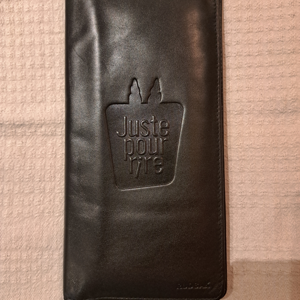 RUDSAK Black Leather Wallet